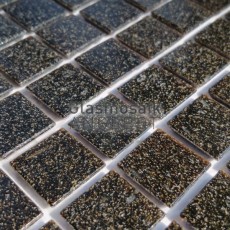 Schwarzes Glasmosaik